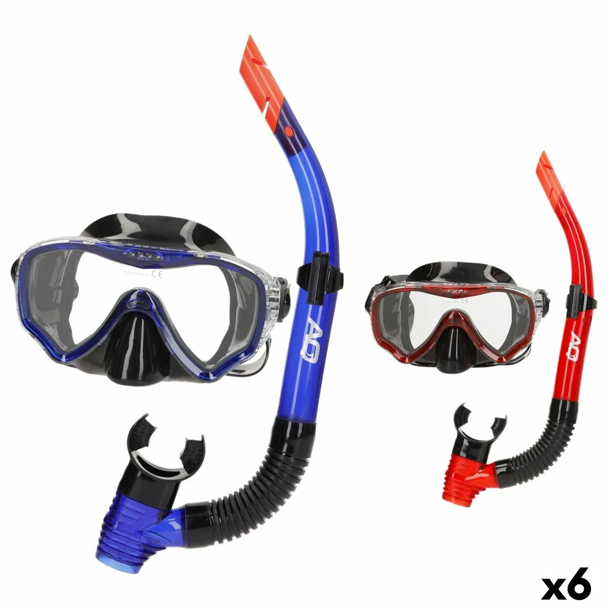 Masque de plongee avec tube aquasport bleu rouge 6 unites s890583747. Notre philosophie Diaytar : vous offrir une plateforme unique où produits généraux, tendances et technologies convergent harmonieusement