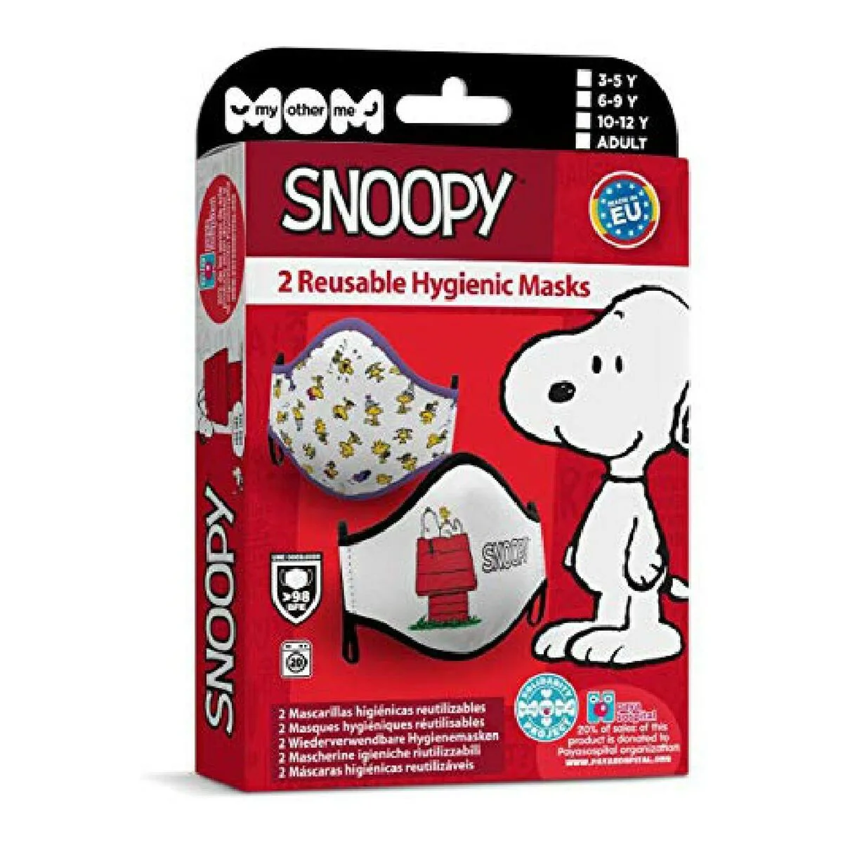 Masque en tissu hygienique reutilisable snoopy adulte 2 uds s240974111. Pour un shopping sans contrainte et plein de bonnes surprises, Diaytar est la destination ultime des produits généralistes