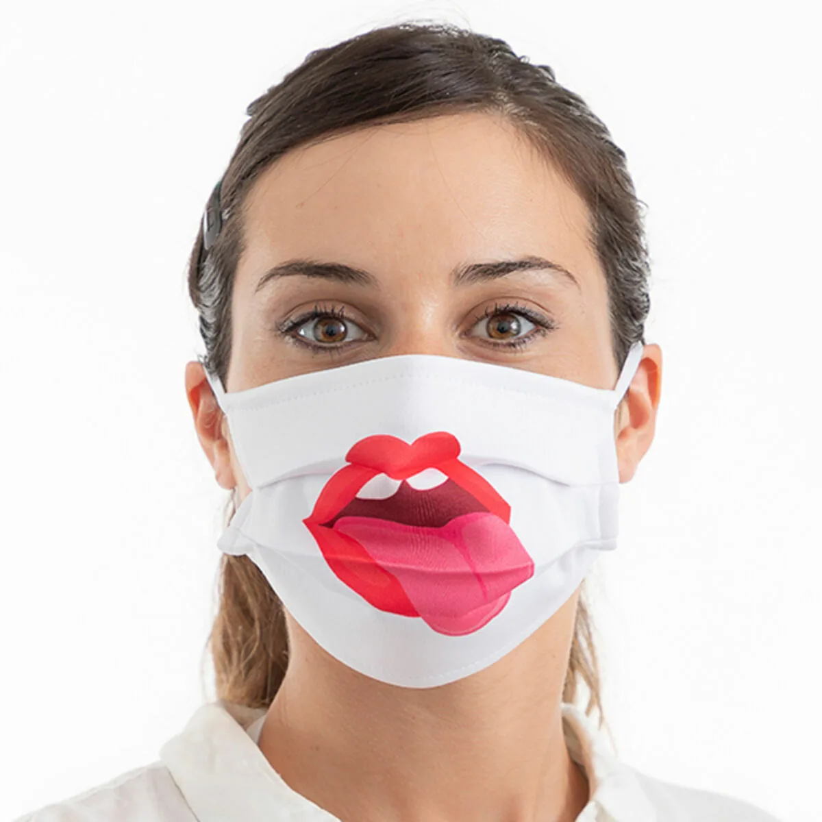 Masque en tissu hygienique reutilisable tongue luanvi taille m pack de 3 unites s320685610. Tendance, confort et qualité : la trilogie gagnante de Diaytar Mode.
