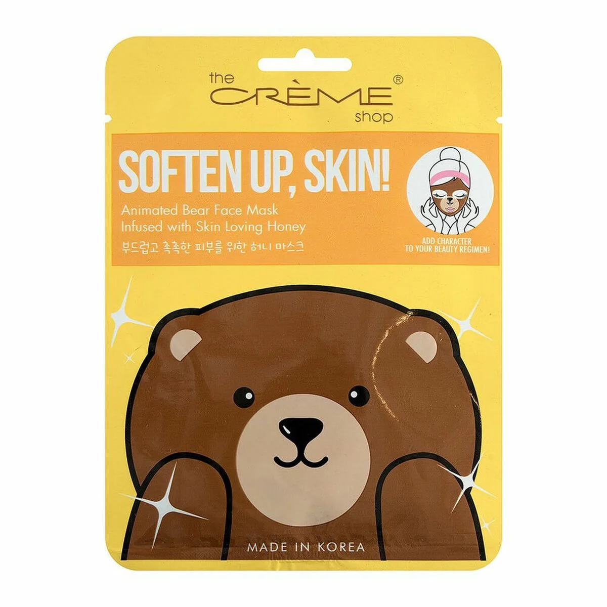 Masque facial the creme shop soften up skin bear 25 g s451365624. Nous sélectionnons pour Diaytar des produits qui ont une histoire, une âme, et qui sauront trouver une place dans la vôtre.