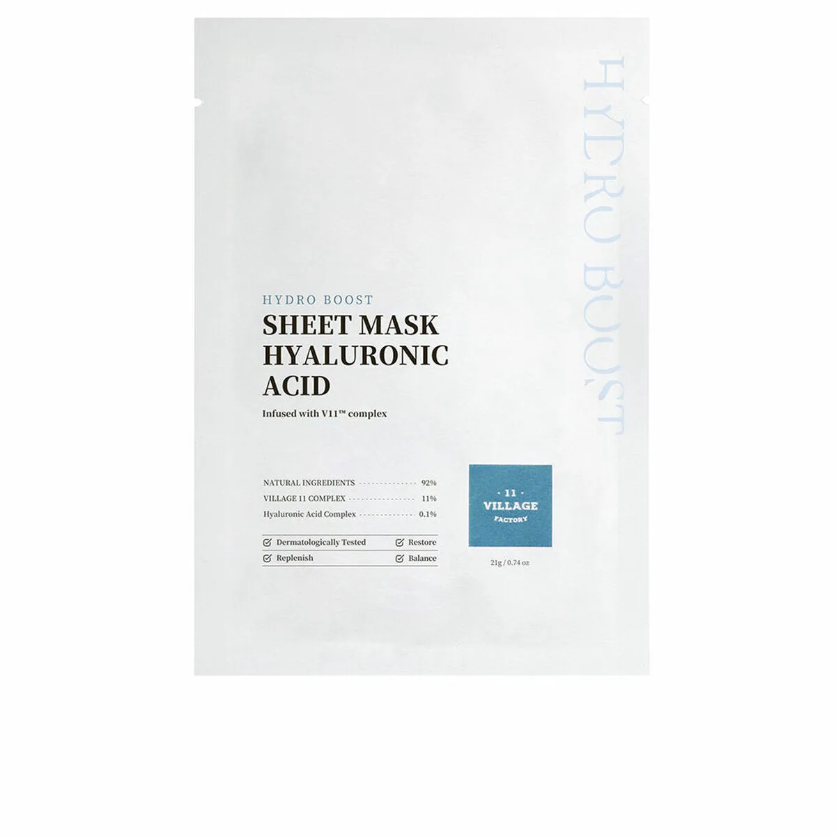 Masque facial village 11 factory hydro boost hyaluronic acid 23 g s0511706733. Nous sélectionnons pour Diaytar des produits qui ont une histoire, une âme, et qui sauront trouver une place dans la vôtre.