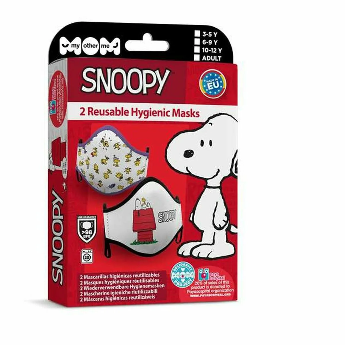 Masque hygienique my other me snoopy premium 10 12 ans s242124672. Bienvenue dans le cercle très sélect des acheteurs inspirés. Diaytar révèle les produits qui définiront demain.