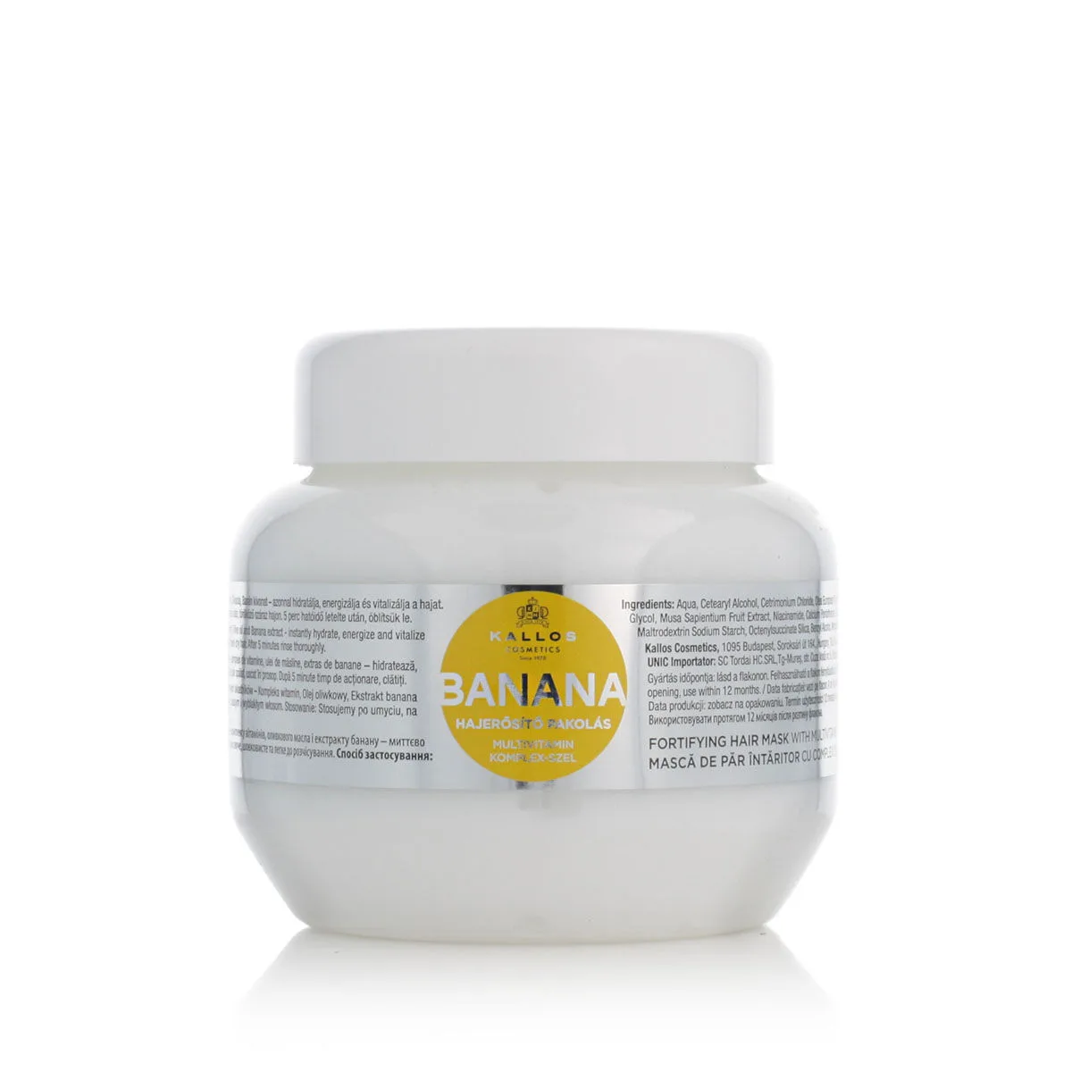 Masque nourrissant pour cheveux kallos cosmetics banana 275 ml s830331316. La qualité Diaytar : un engagement, une promesse, une satisfaction garantie.