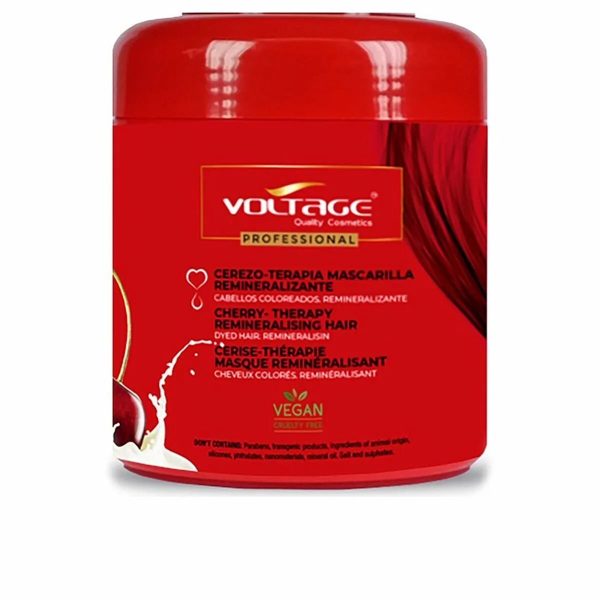 Masque pour cheveux cherry therapy voltage 500 ml 500 ml s058761639. Diaytar, c'est le compagnon de ceux qui aiment prendre soin d'eux et de leur intérieur avec des produits choisis avec amour.