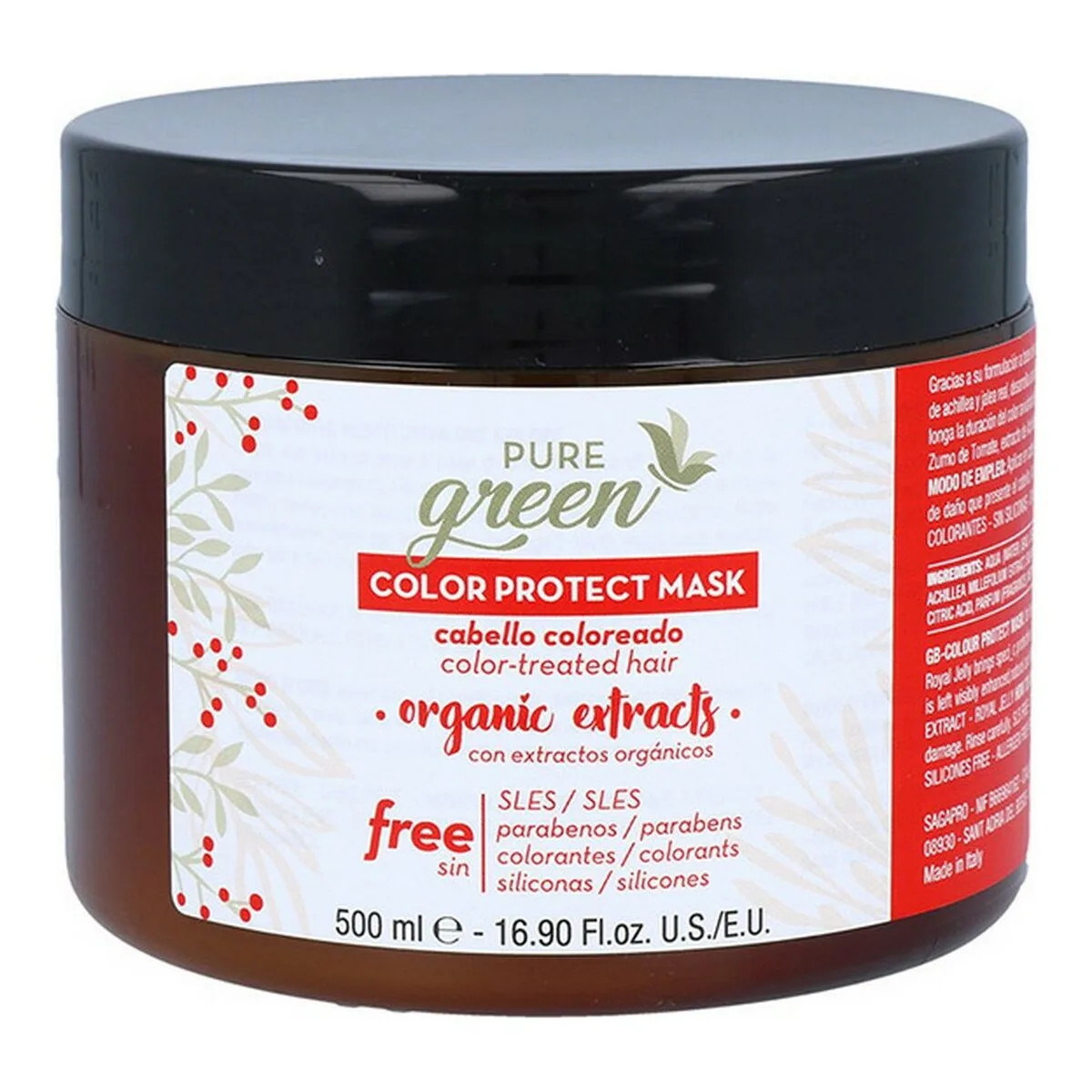 Masque pour cheveux color protect pure green green color 500 ml s424550971. Notre algorithme préféré chez Diaytar ? L'humain. Car rien ne remplace le coup de cœur pour un produit exceptionnel.