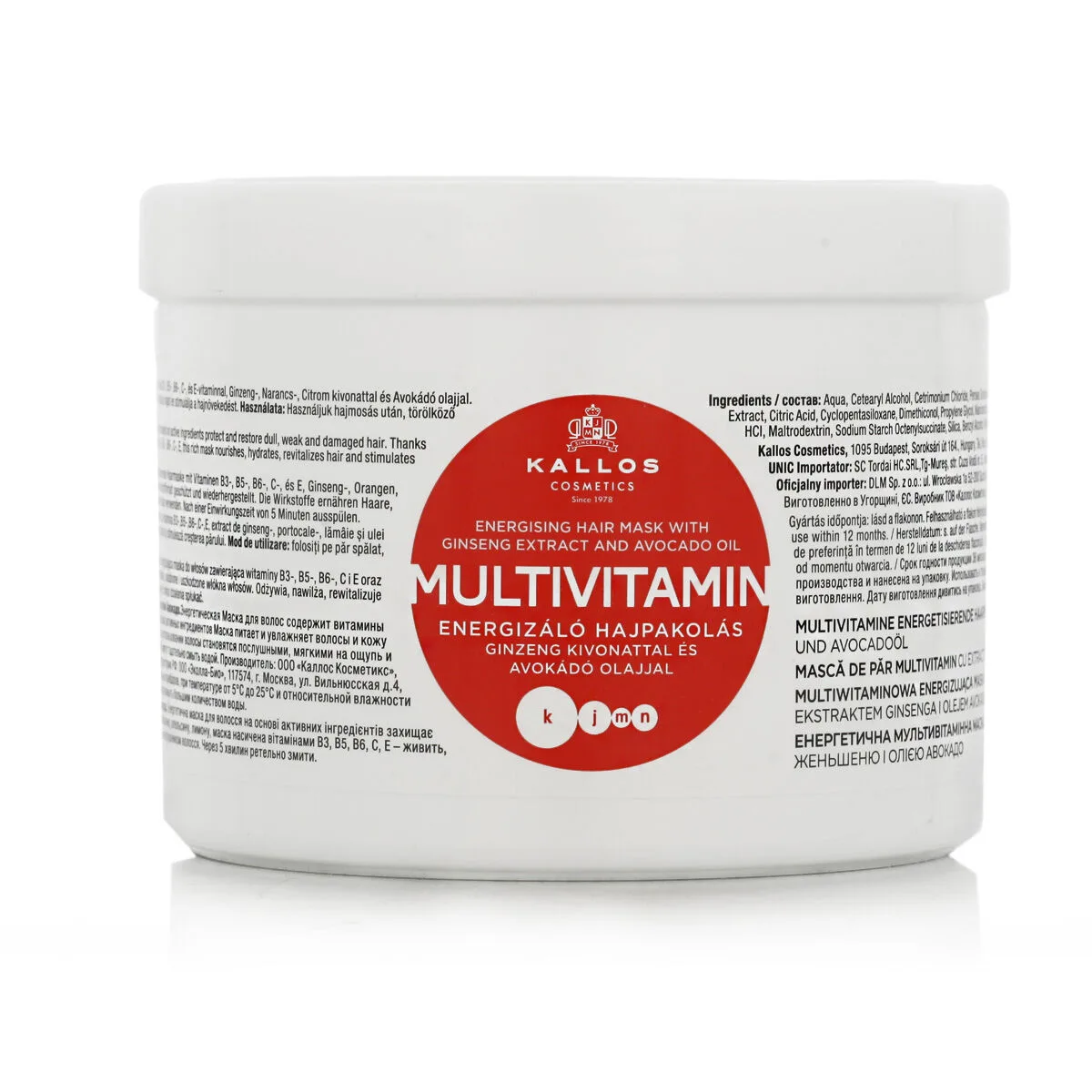 Masque pour cheveux kallos cosmetics multivitamin energisant 500 ml s831499535. Diaytar, c'est le cercle vertueux : des produits de qualité qui améliorent votre vie, qui vous rendent heureux, alors vous revenez.