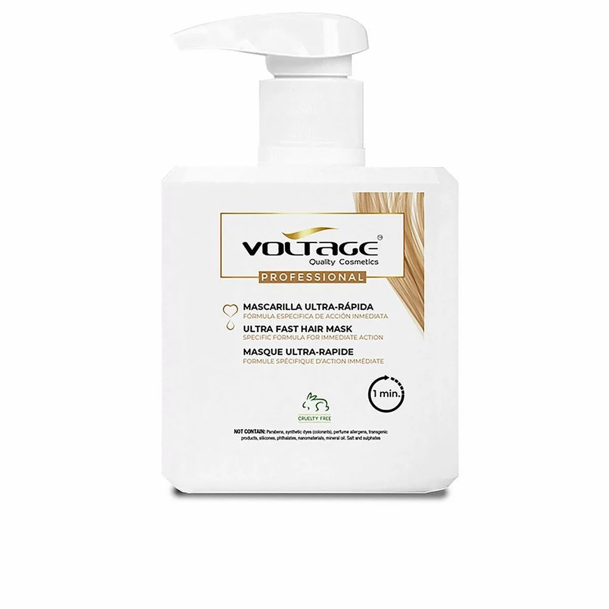 Masque pour cheveux professional voltage 500 ml 500 ml s058762058. Créez votre look signature avec les pièces mode sélectionnées par Diaytar.