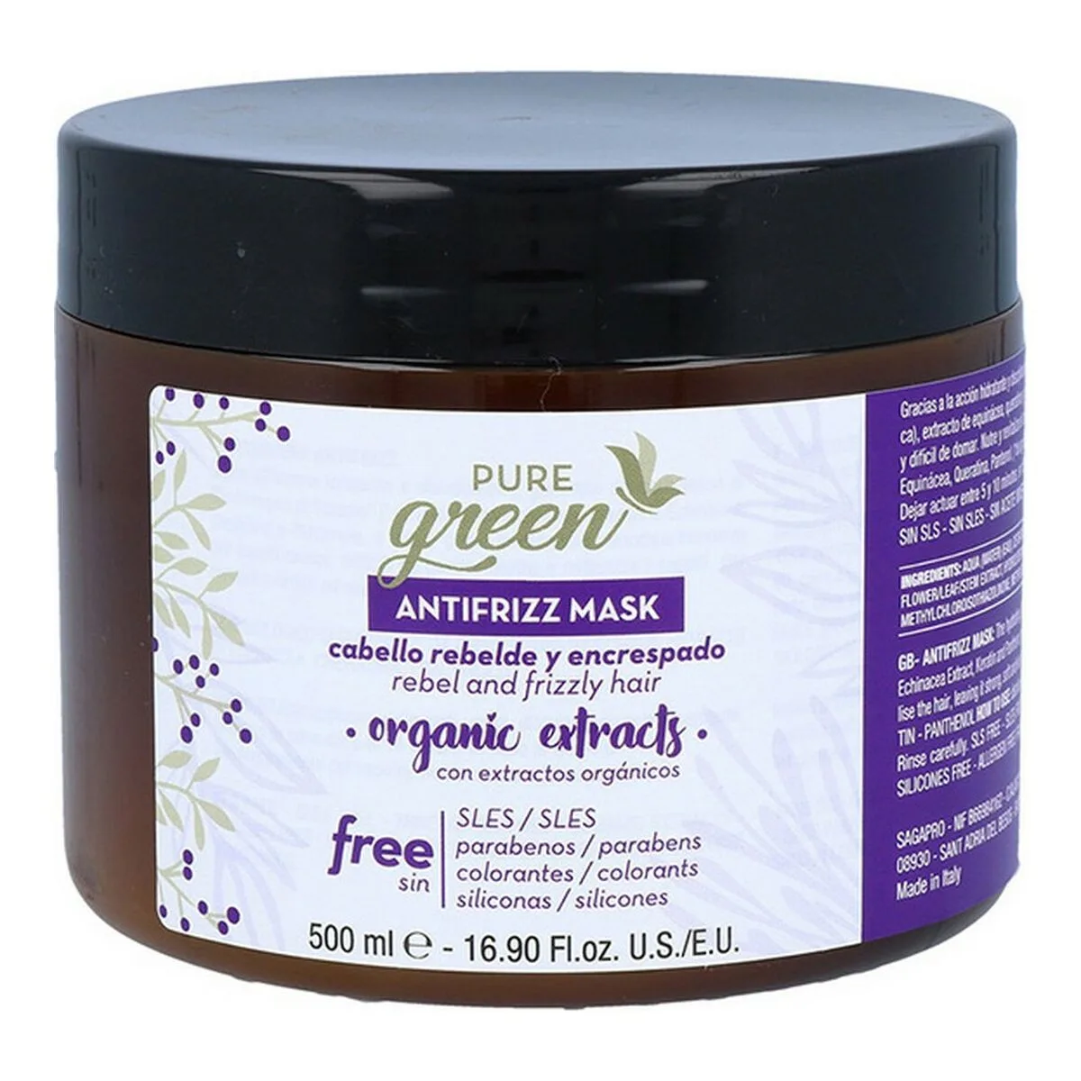 Masque pour cheveux pure green antifrizz s424552379. Diaytar, c'est la vitrine permanente des innovations produits qui vont faire parler d'elles dans les mois à venir.