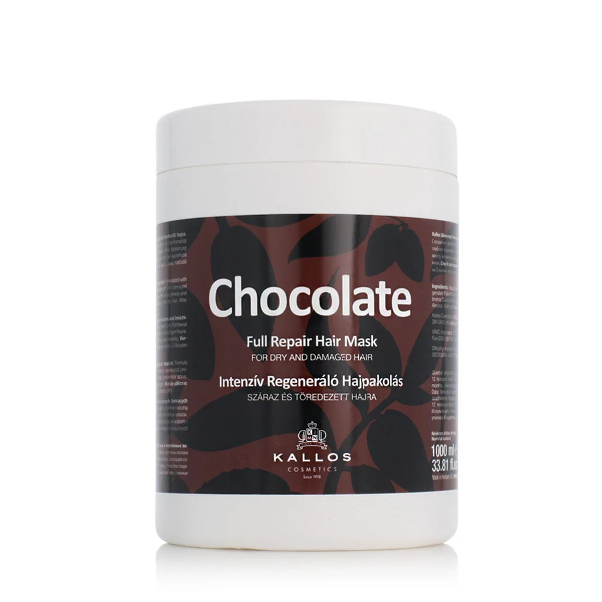 Masque reparateur pour cheveux kallos cosmetics chocolat 1 l s831123320. Diaytar, c'est votre garantie contre la déception. Des produits testés et approuvés, pour un shopping en toute sérénité.