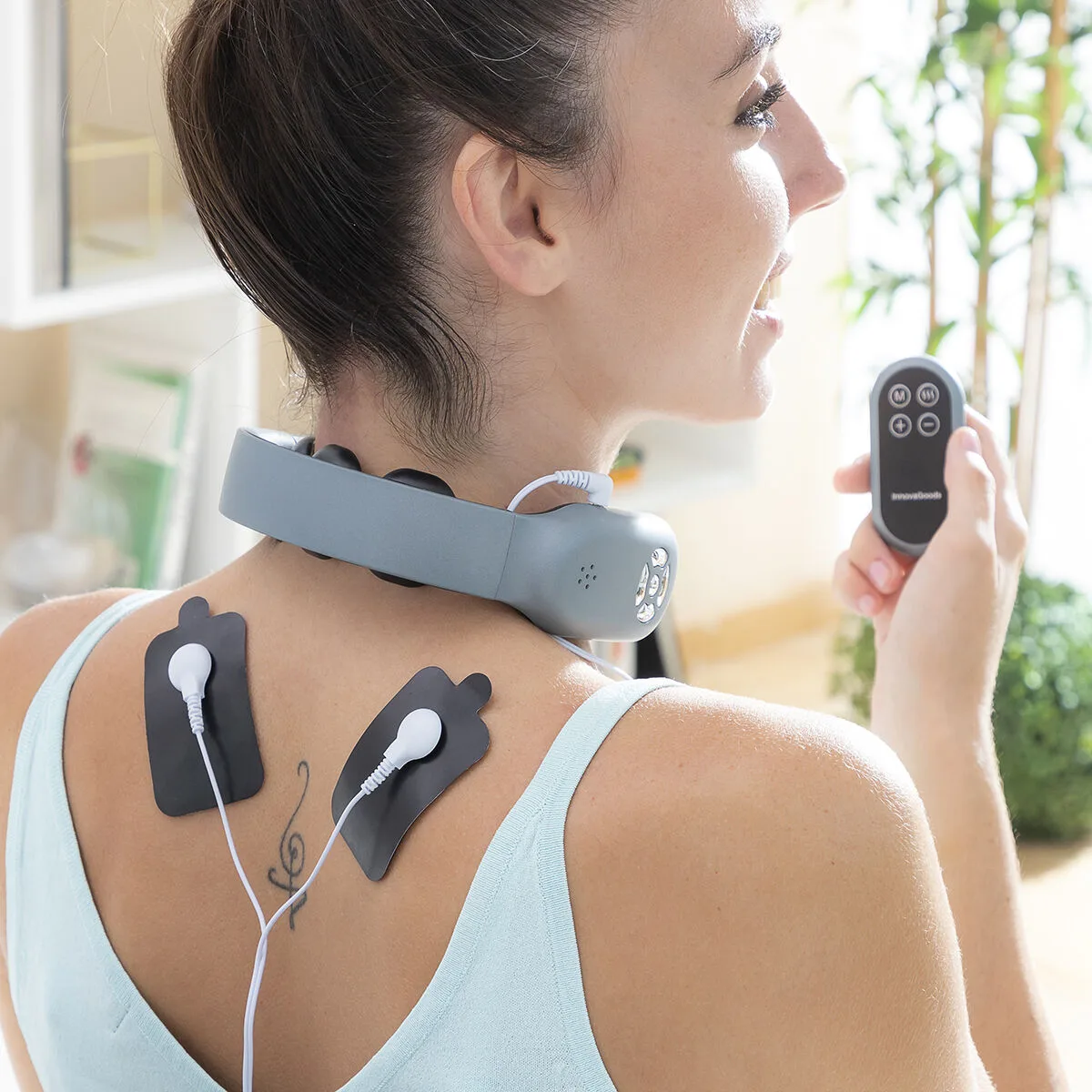 Masseur cervical rechargeable avec telecommande nekival innovagoods v010361549. Votre style, votre personnalité, nos produits : bienvenue chez Diaytar !