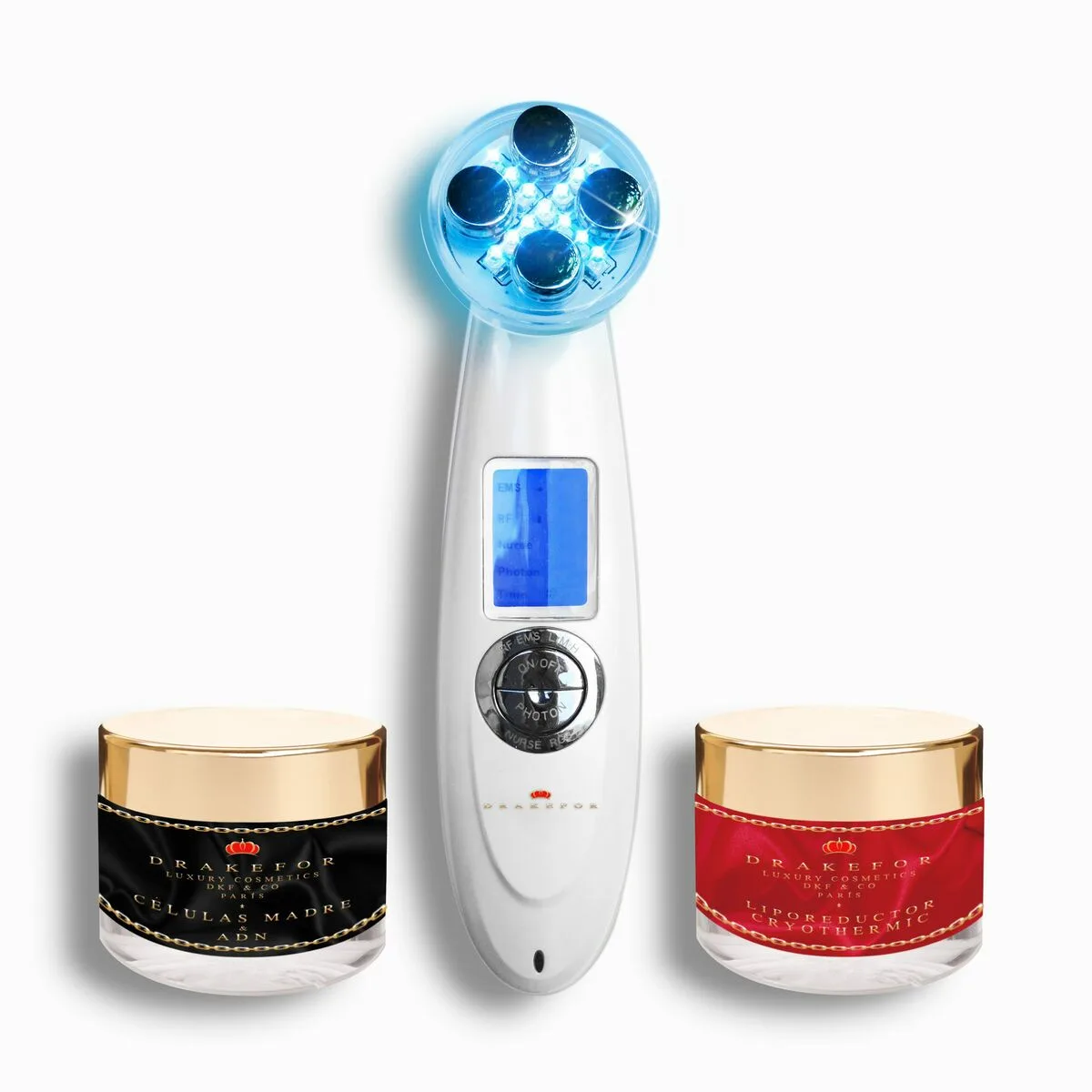 Masseur facial avec radiofrequence phototherapie et electrostimulation drakefor 9901 blanc 3 pieces d200002151. Diaytar est le trait d'union entre le monde de la tech et celui du lifestyle, pour une expérience utilisateur sans faille.