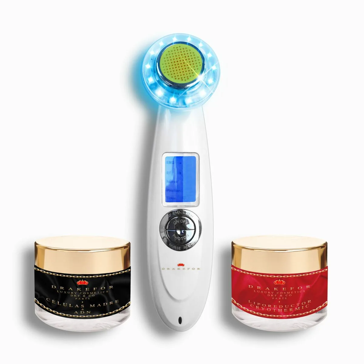 Masseur facial avec radiofrequence phototherapie et electrostimulation drakefor 9902 blanc 3 pieces d200002339. La boutique en ligne Diaytar, un terrain de jeu infini pour tous ceux qui aiment découvrir des produits utiles et beaux