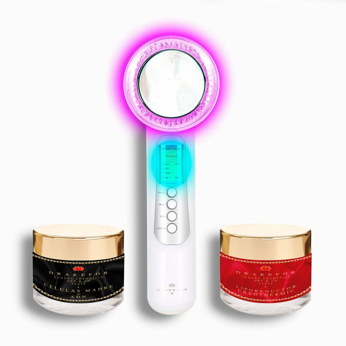 Masseur haute frequence pour le rajeunissement du visage drakefor 580 plus blanc 3 pieces d200001691. Diaytar, c'est la vitrine permanente des innovations produits qui vont faire parler d'elles dans les mois à venir.
