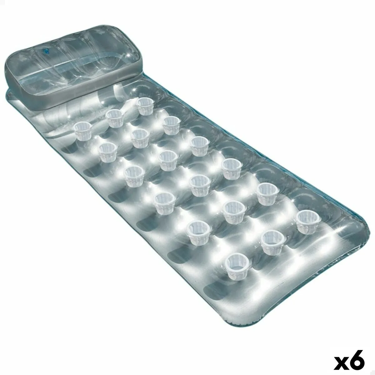 Matelas gonflable intex 18 verres argente 188 x 30 x 71 cm 6 unites s890145721. Diaytar, c'est l'assurance de découvrir des produits que vous ne trouverez nulle part ailleurs, tous domaines confondus