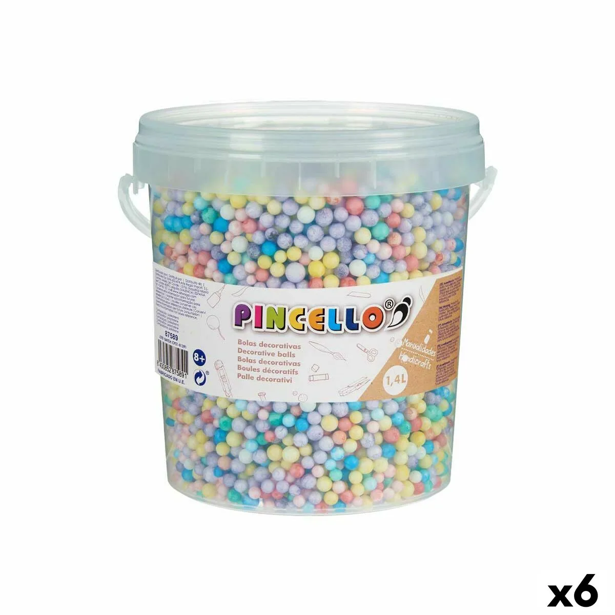 Materiaux pour travaux manuels pincello poliespan multi 13 5 x 14 x 14 5 cm balles 6 unites s362639571. Diaytar : Votre portail vers un monde de produits où la frontière entre l'essentiel et le superflu devient délicieusement floue