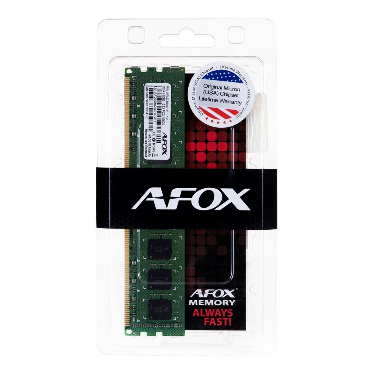 Memoire ram afox ddr3 1333 udimm cl9 8 gb s913219746. L'art de vivre à la française s'exprime dans notre collection maison Diaytar.