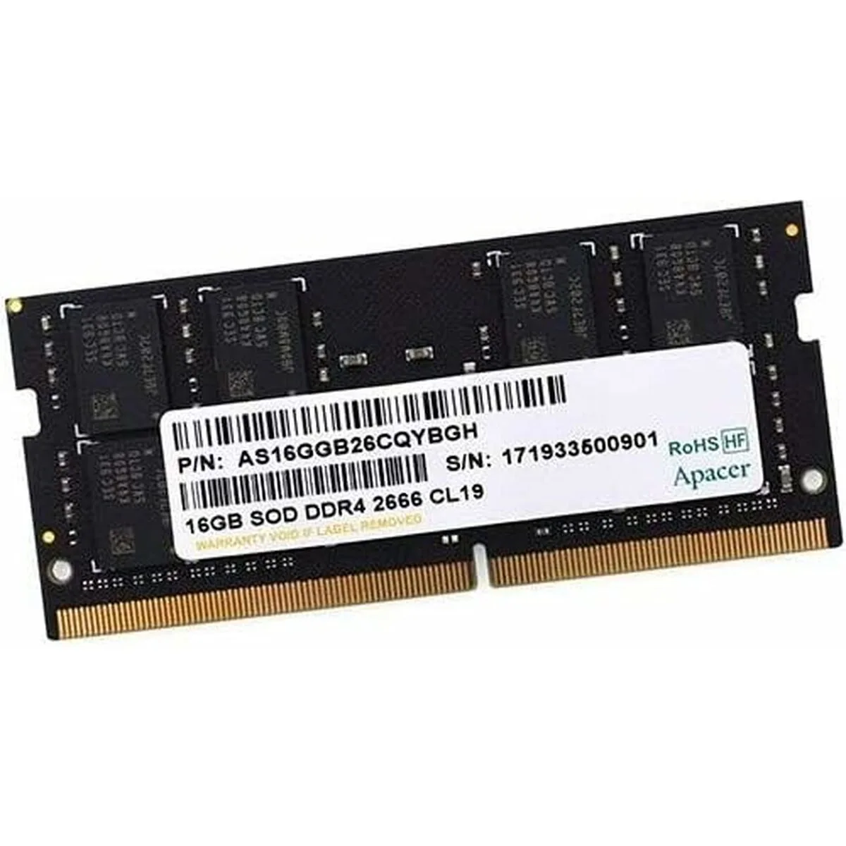 Memoire ram apacer es 16g2v gnh 16 gb ddr4 2666 mhz cl19 s990125245. Diaytar vous ouvre les portes d'un monde où tous les produits, des plus high-tech aux plus simples, sont source d'inspiration