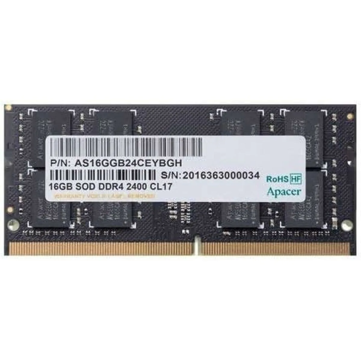 Memoire ram apacer es 16g2v gnh 16 gb ddr4 2666 mhz cl19 s990125247. Transformez votre intérieur avec les produits déco Diaytar !