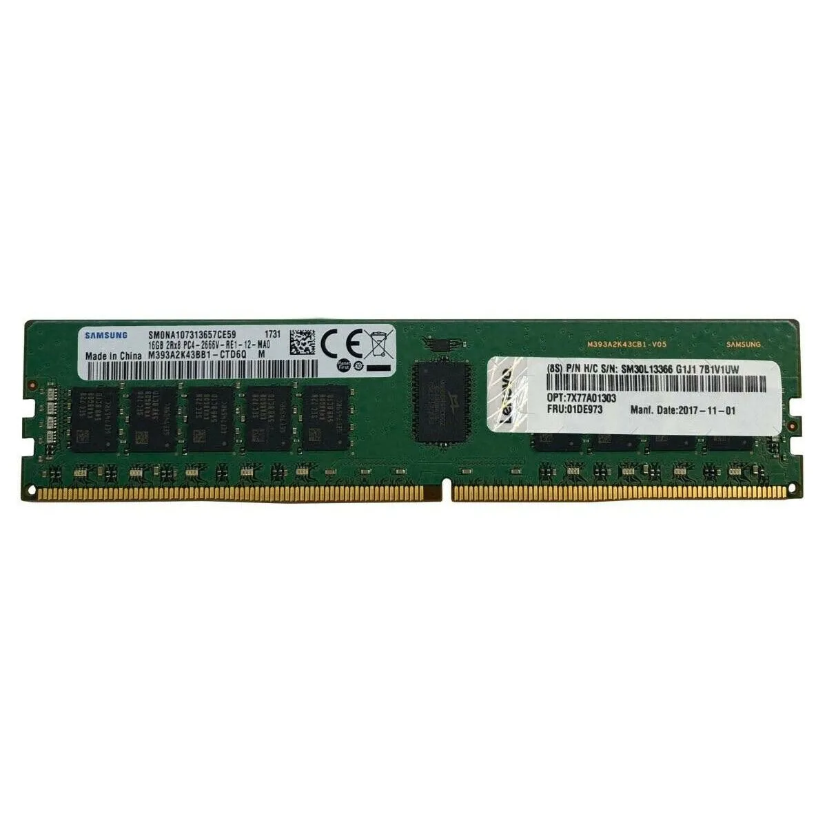 Memoire ram lenovo 4x77a77030 32 gb s779884450. Notre mantra chez Diaytar : un produit, un sourire. Nous mesurons notre succès à votre satisfaction instantanée.