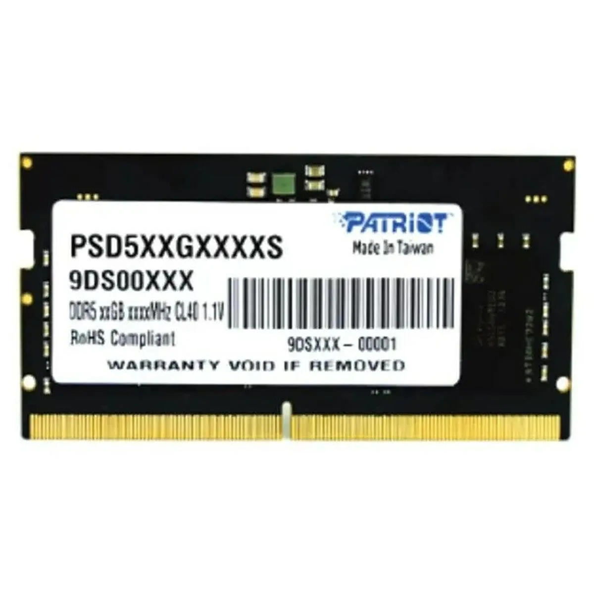 Memoire ram patriot memory 7d5956cc80k00200pt 16 gb ddr5 5600 mhz cl46 s9112192911. Diaytar, le trait d'union entre vos besoins pratiques et vos aspirations esthétiques, à travers une offre généraliste pointue