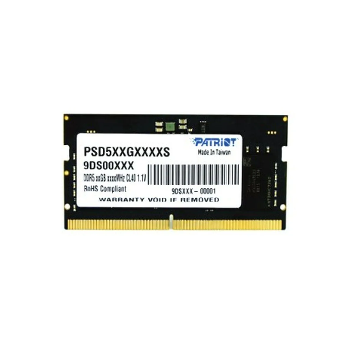 Memoire ram patriot memory psd516g480081s ddr5 ddr5 sdram 16 gb cl40 s912267077. Créez votre look signature avec les pièces mode sélectionnées par Diaytar.