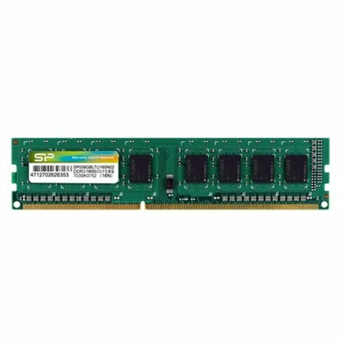 Memoire ram silicon power sp008gbltu160n02 ddr3 240 pin dimm 8 gb 1600 mhz 8 gb 1600 mhz cl11 s912279453. Exprimez votre personnalité avec les accessoires tendance de Diaytar.