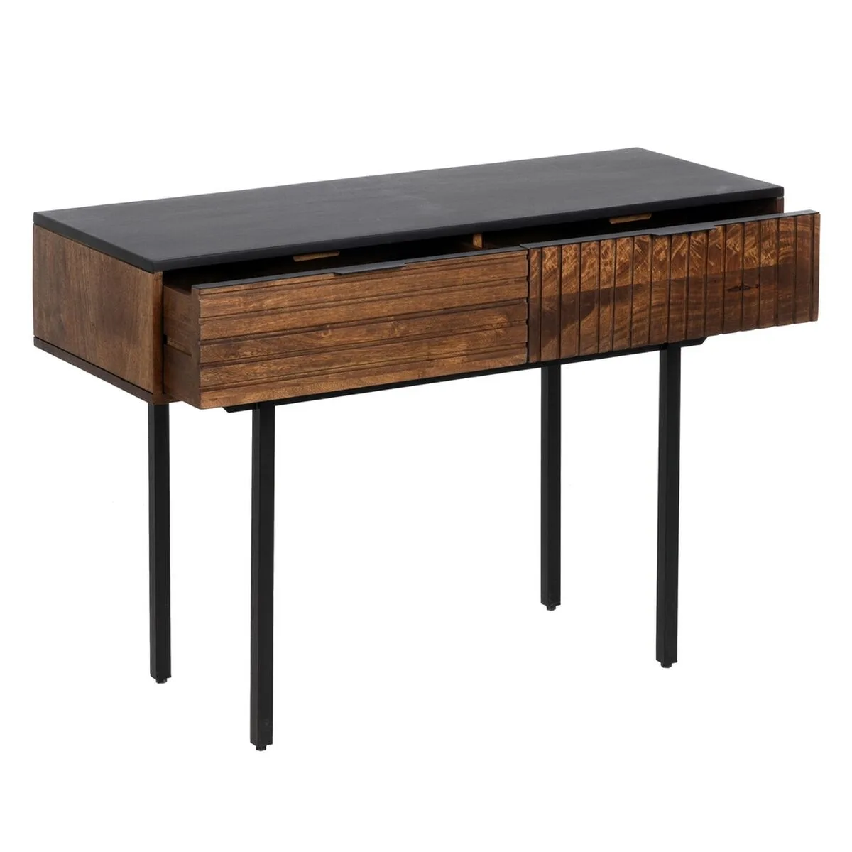 Meuble d entree abner marron noir 110 x 40 x 76 cm s880330028. Diaytar s'adresse aux esprits modernes en quête de produits qui allient performance technologique et design épuré