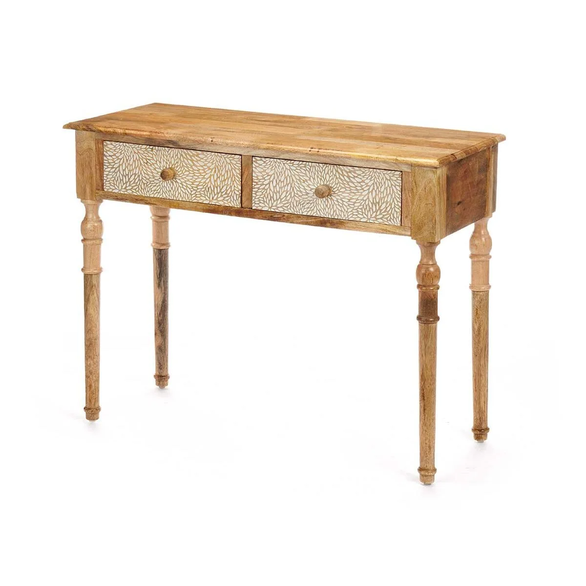 Meuble d entree avec 2 tiroirs gift decor 33 blanc marron 98 x 77 x 42 cm volets s363204428. Soyez à la pointe de la tendance et de la technologie avec Diaytar, votre partenaire pour un shopping généraliste avisé
