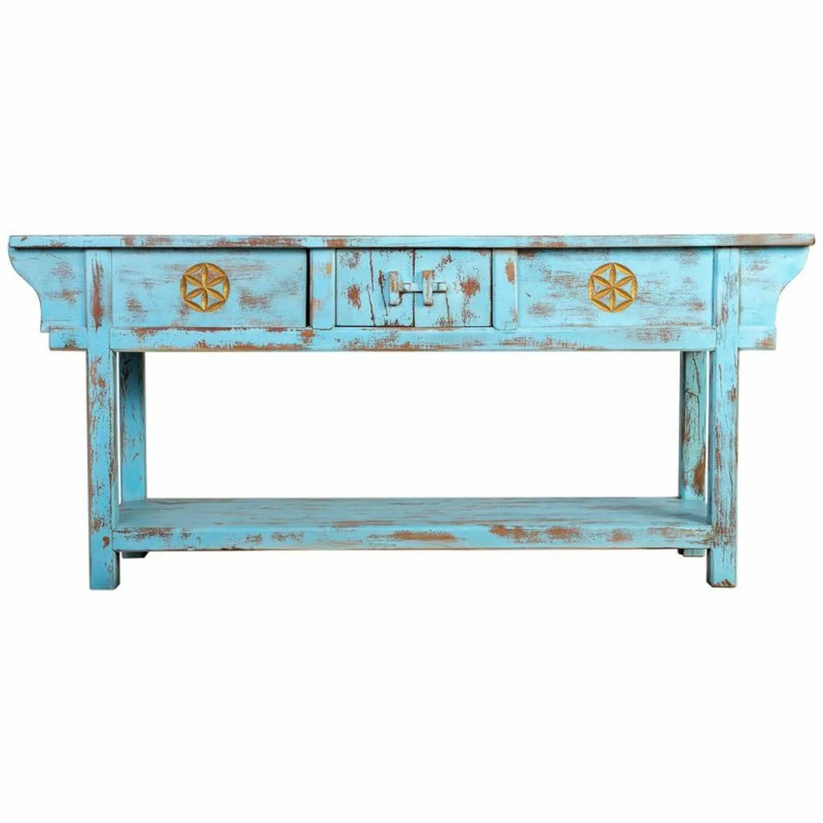 Meuble d entree avec tiroirs alexandra house living bleu 45 x 80 x 181 cm d163278034. Nos stylistes Diaytar dénichent pour vous les pépites de la saison.