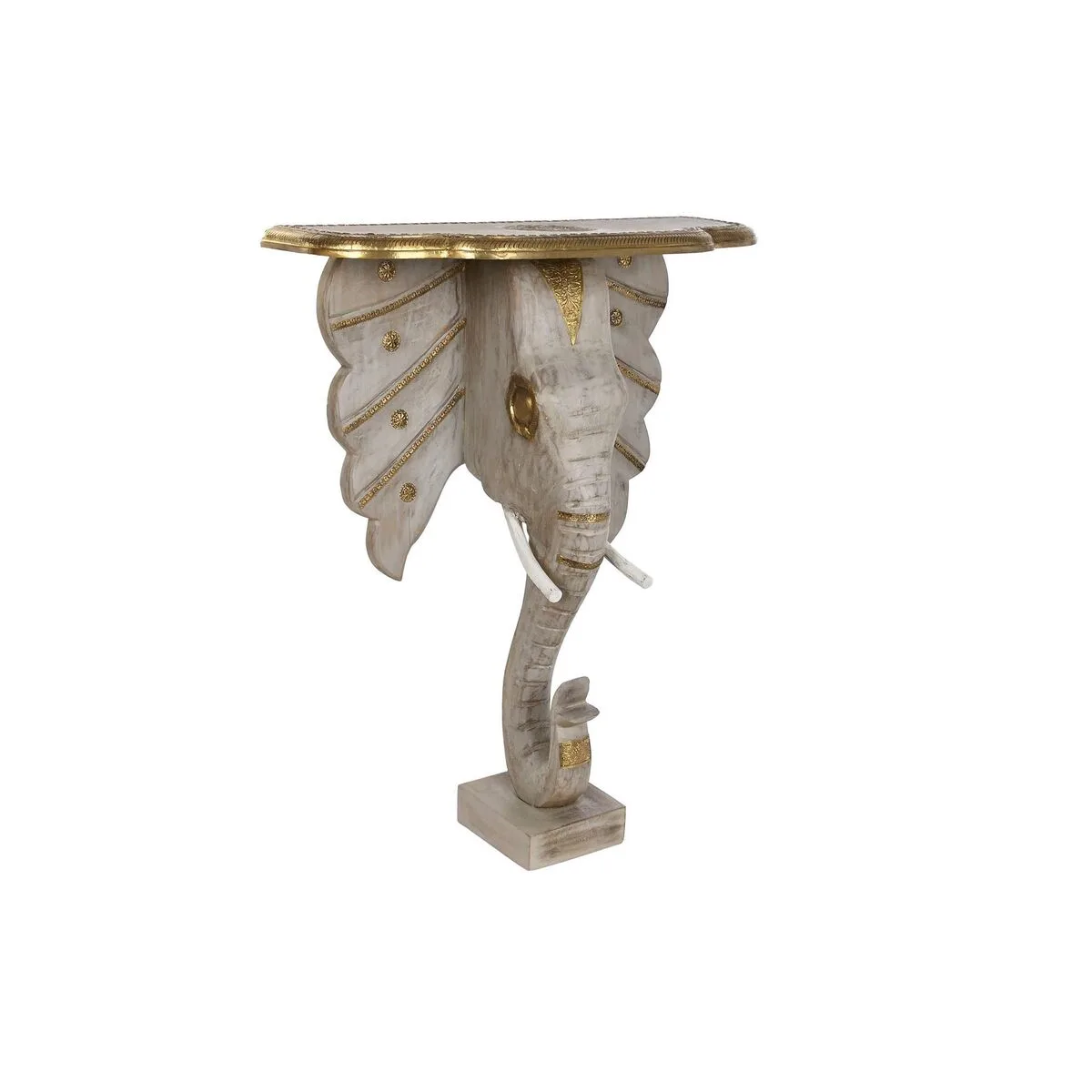 Meuble d entree dkd home decor blanc gris dore 80 x 30 x 96 cm elephant s304038970. Diaytar vous connecte à l'essentiel et au superflu stylé : une gamme complète de produits pour tous vos besoins et envies