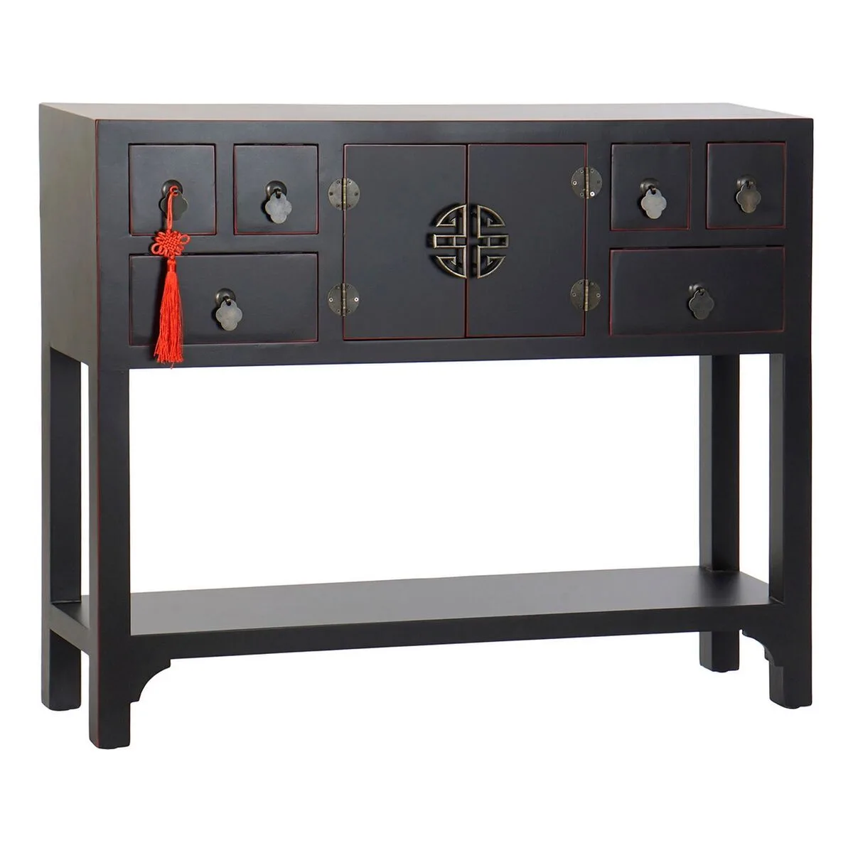 Meuble d entree dkd home decor noir 95 x 24 x 79 cm s301118813. Votre boutique de confiance Diaytar vous accompagne dans tous vos projets.
