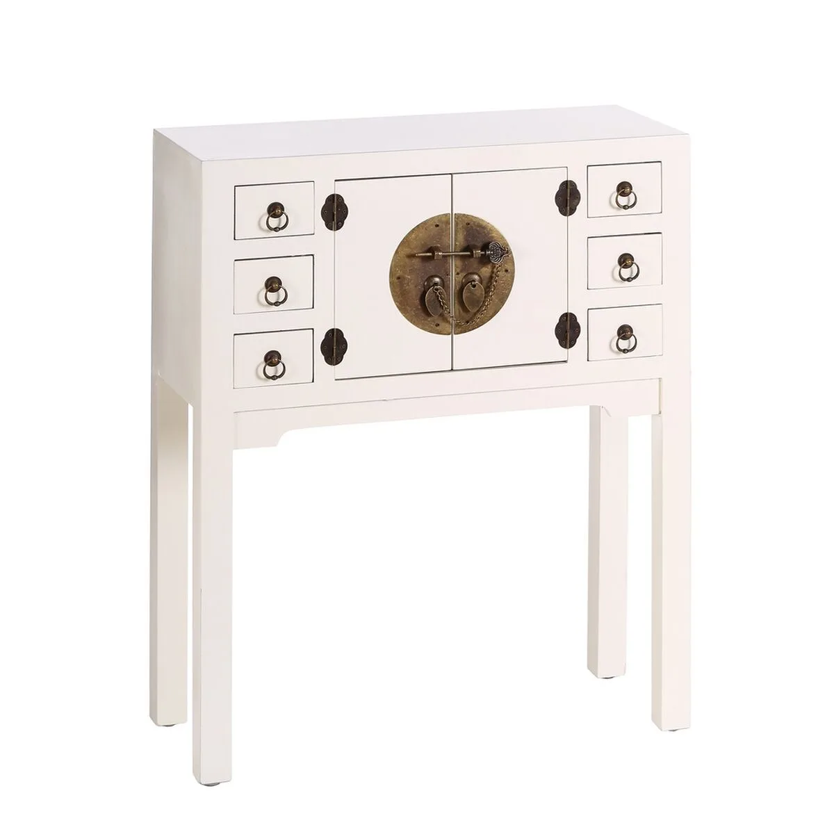 Meuble d entree oriente blanc dore 63 x 26 x 80 cm s880002013. Style et élégance se conjuguent parfaitement dans notre rayon mode Diaytar.