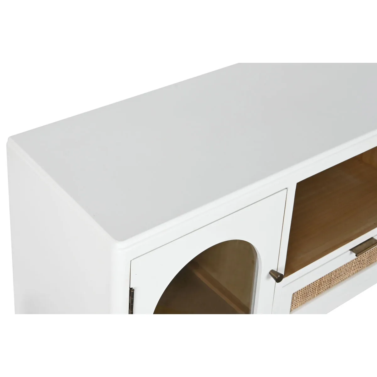 Meubles de television home esprit blanc verre bois de paulownia 120 x 40 x 50 cm s305442716. Nous sélectionnons pour Diaytar des produits qui ont une histoire, une âme, et qui sauront trouver une place dans la vôtre.