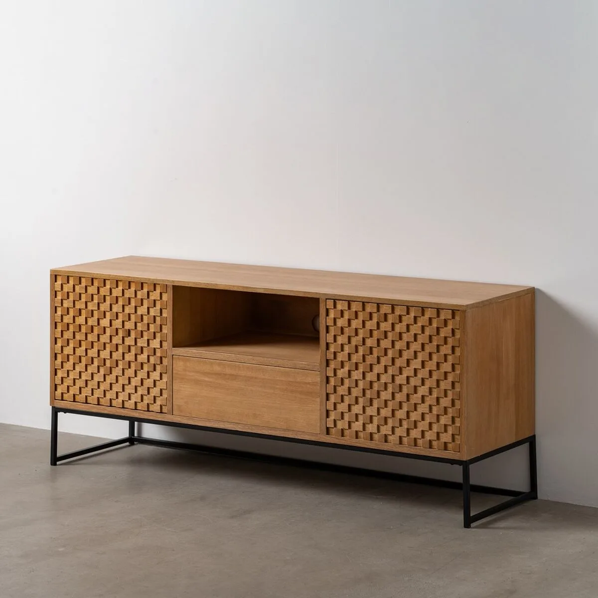 Meubles de television marigni noir naturel 148 x 40 x 60 5 cm s880619756. Pour un shopping sans limites : Diaytar déniche pour vous le meilleur des produits généraux, électroniques et de style de vie