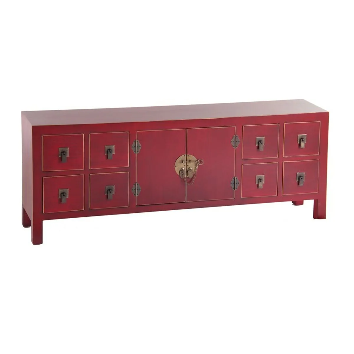 Meubles de television oriente rouge bois fer bois mdf 130 x 24 x 50 5 cm s880000462. Diaytar, le garde-meuble moderne de toutes vos envies : des produits pour combler tous vos besoins et toutes vos fantasies.
