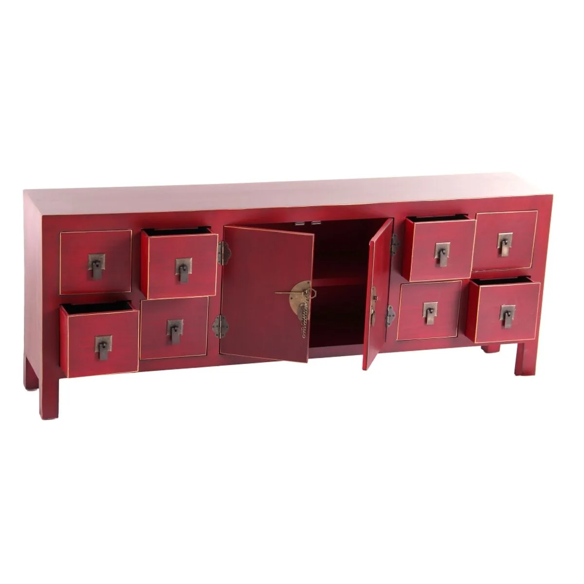 Meubles de television oriente rouge bois fer bois mdf 130 x 24 x 50 5 cm s880000488. Notre équipe chez Diaytar est une brigade de passionnés, toujours en chasse pour dénicher la perle rare qui vous fera vibrer.