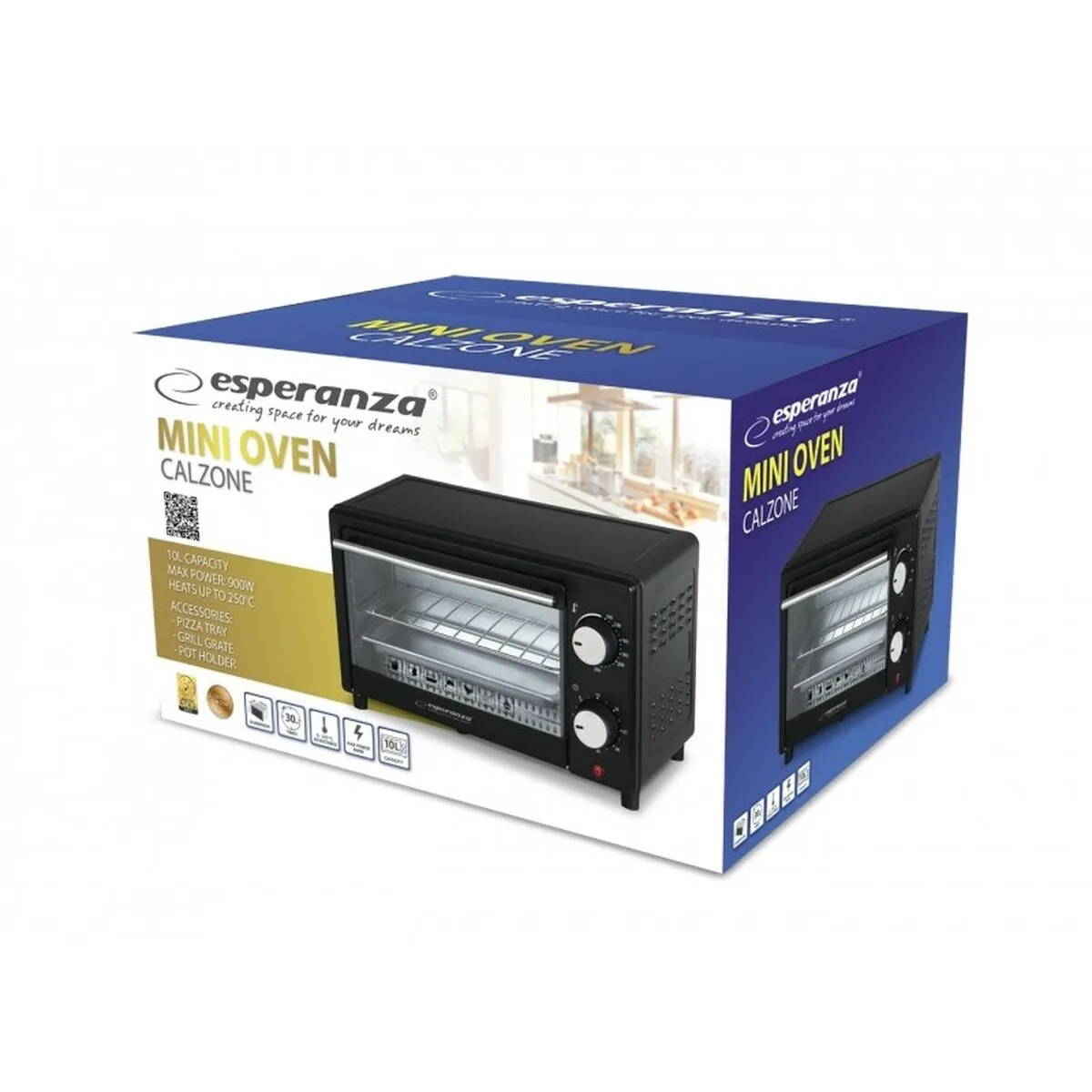 Mini four electrique esperanza eko007 10 l s910240869. Diaytar, le nom qui garantit que chaque produit, du plus technologique au plus basique, a été choisi avec goût et exigence