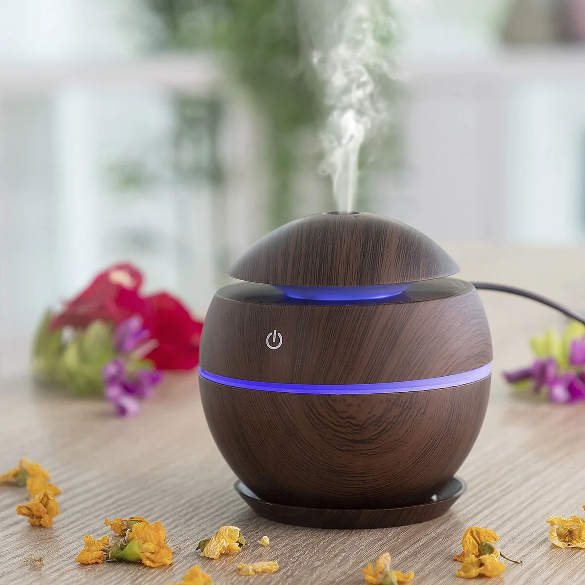 Mini humidificateur diffuseur d aromes dark walnut innovagoods v010119862. Diaytar, c'est la garantie de tomber sur ce produit unique qui fera de votre quotidien une expérience extraordinaire