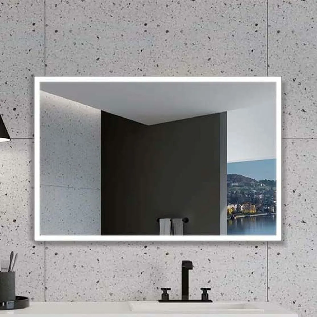 Miroir de salle de bains avec lumiere led ledimex suiz010 100ng 100 x 80 cm s046393025. Diaytar, c'est la convergence entre votre style unique et notre sélection infinie de produits qui lui correspondent.
