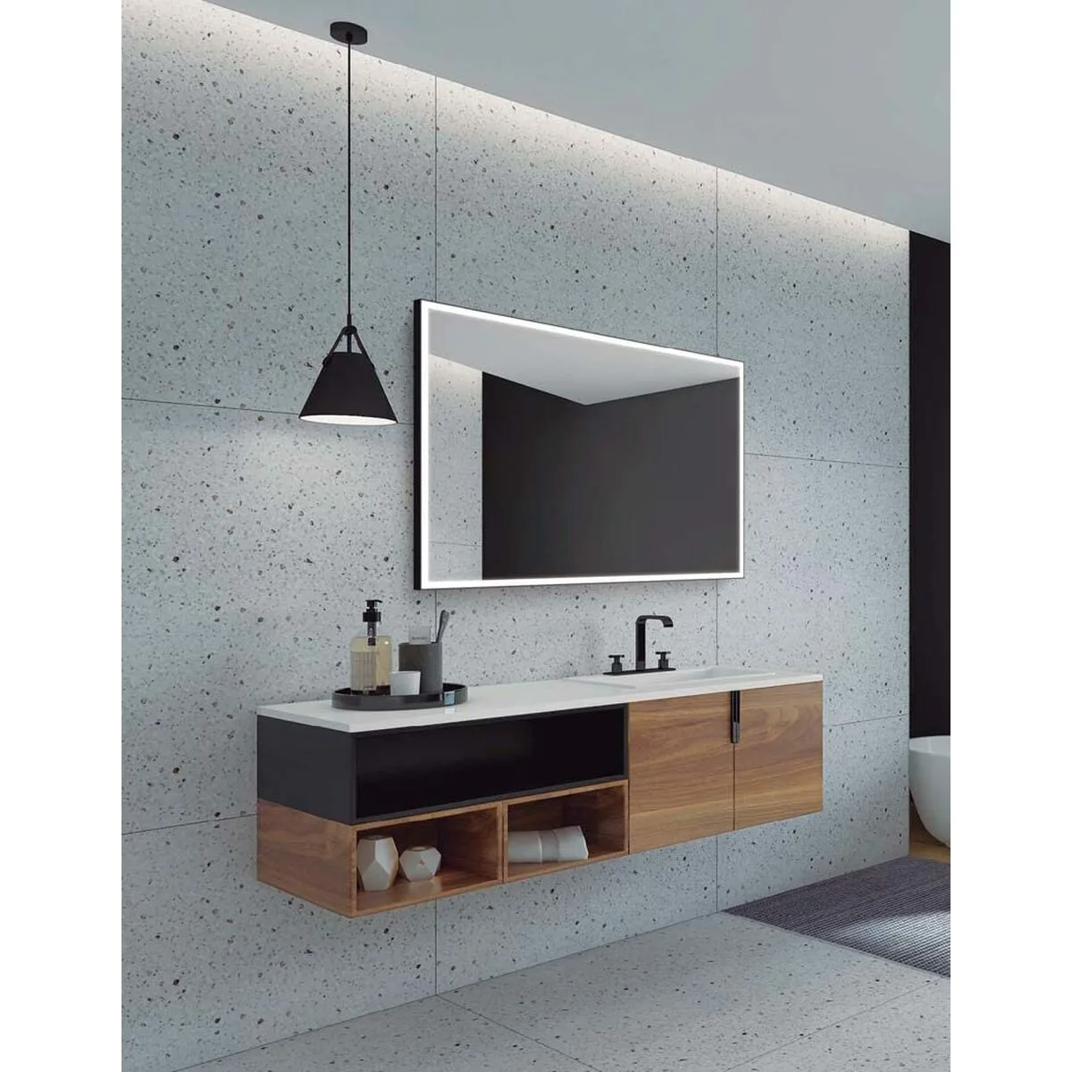 Miroir de salle de bains avec lumiere led ledimex suiz010 90ng 90 x 80 cm s046392917. Diaytar : Votre destination shopping en ligne pour découvrir les dernières tendances et produits généraux soigneusement sélectionnés