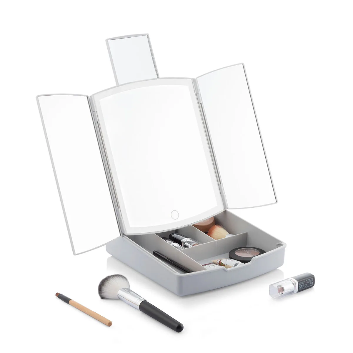 Miroir led pliable avec organisateur de maquillage 3 en 1 panomir innovagoods support de bureau reconditionne c v070724842. Rejoignez la communauté Diaytar et vivez une expérience shopping unique.