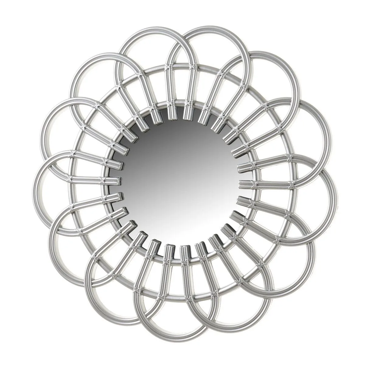 Miroir mural argente 48 x 1 5 x 48 cm s880879156. La mode selon Diaytar : audacieuse, accessible et toujours dans l'air du temps.