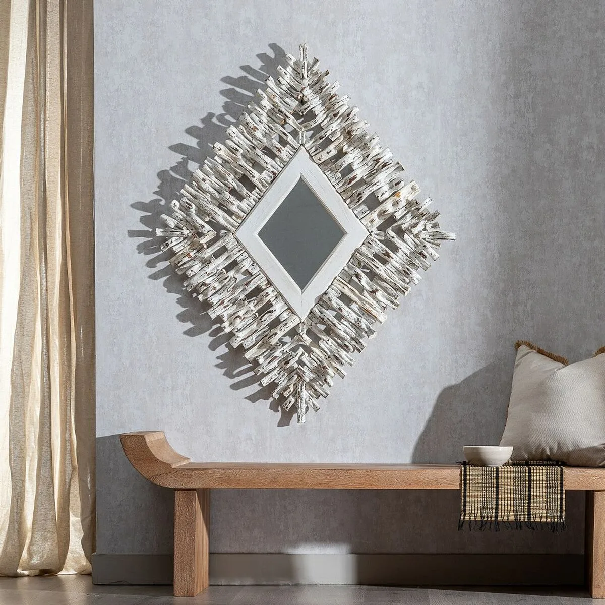 Miroir mural blanc 95 x 8 x 115 cm s880234490. Bienvenue sur Diaytar, où le shopping généraliste devient une chasse au trésor pour produits tendance et innovants