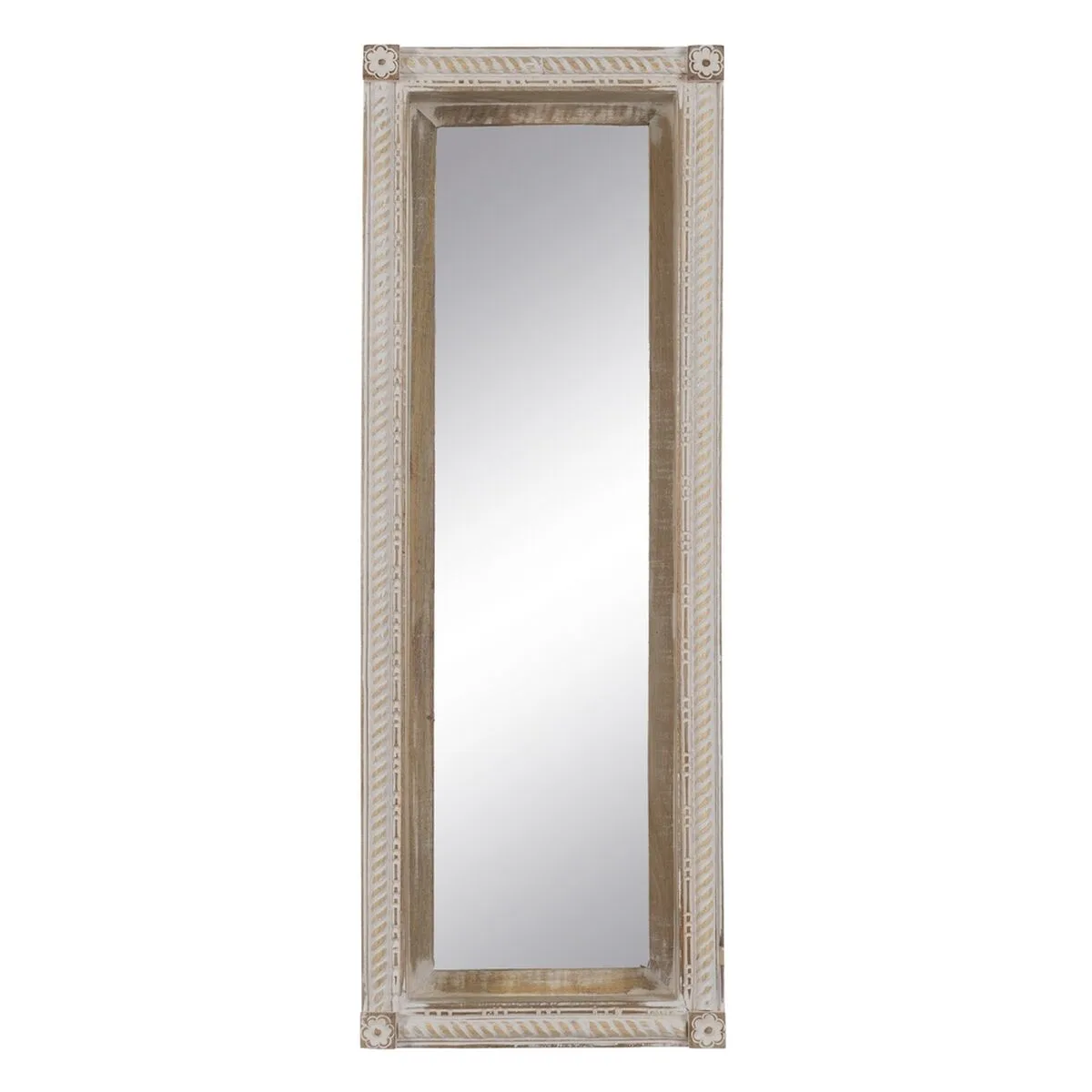 Miroir mural blanc naturel vertical 106 6 x 12 7 x 38 cm s880573291. Diaytar, c'est l'art de la sérendipité appliqué au e-commerce : vous venez pour une chose, vous repartez avec l'objet de vos rêves.