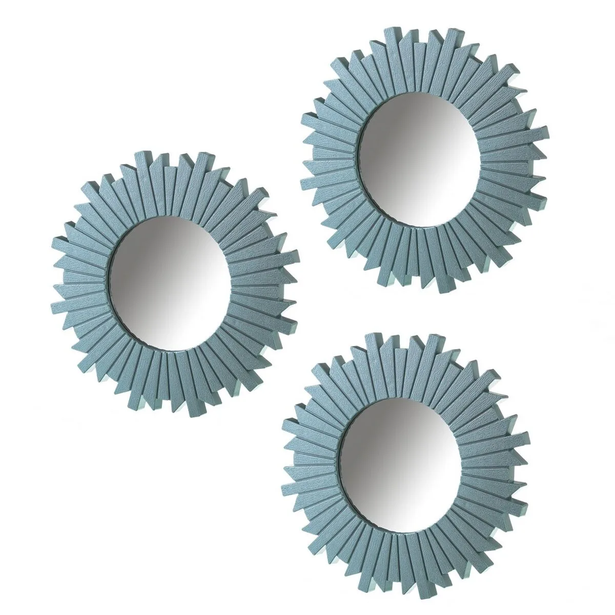 Miroir mural bleu 25 x 1 5 x 25 cm 3 unites s880749136. Diaytar vous habille de la tête aux pieds avec goût et raffinement.