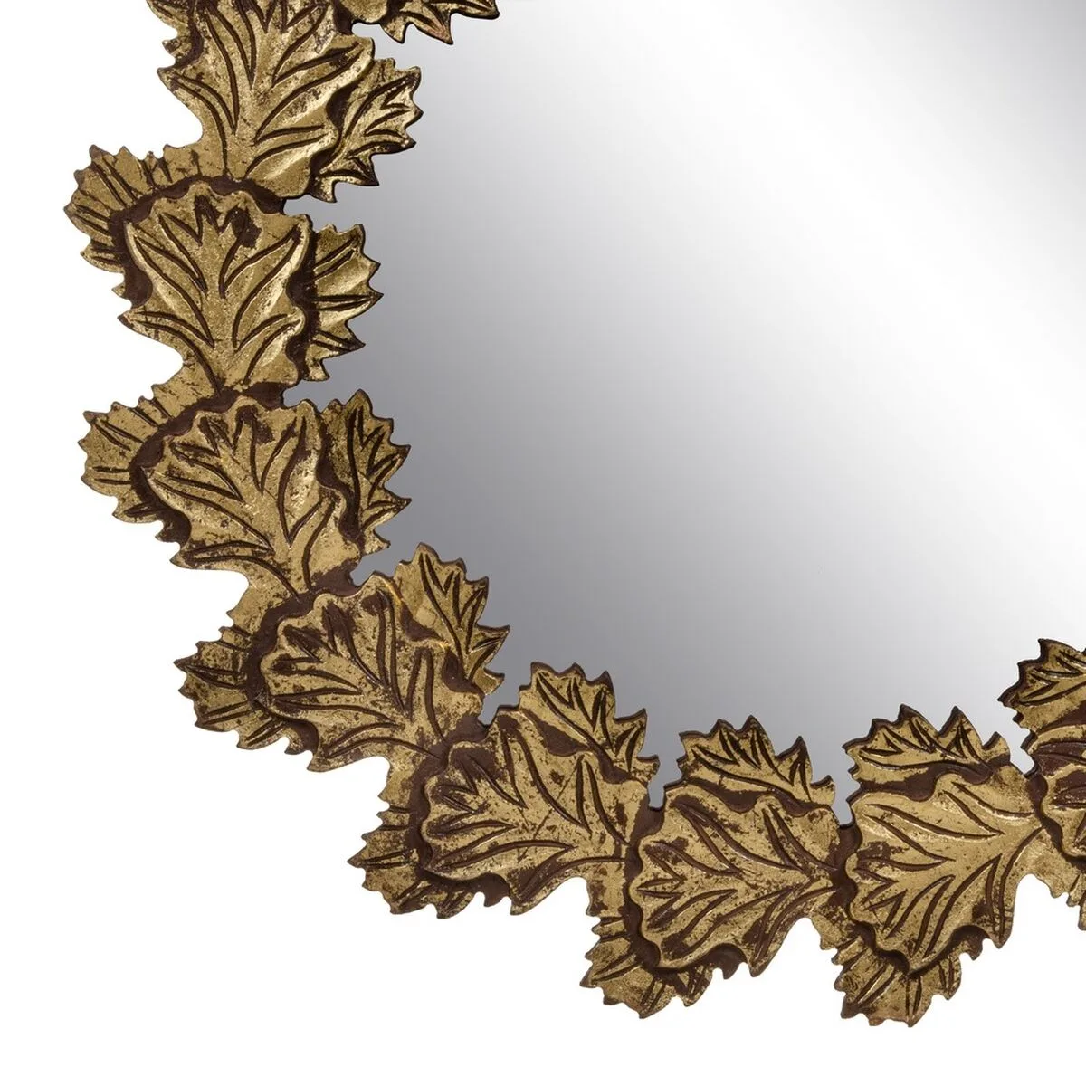 Miroir mural dore 79 x 3 x 79 cm s880276640. Nous sélectionnons pour Diaytar des produits qui ont une histoire, une âme, et qui sauront trouver une place dans la vôtre.