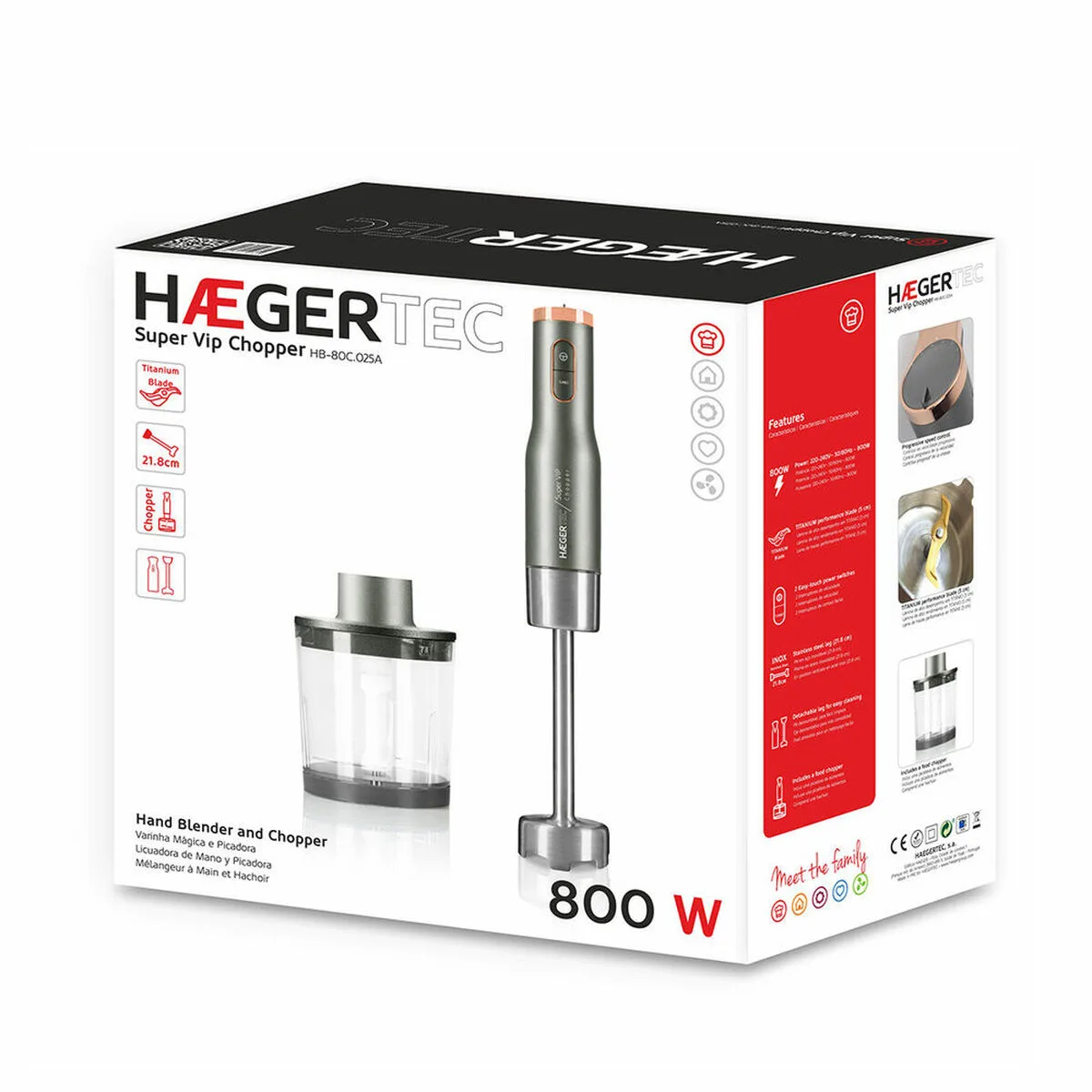 Mixeur plongeant haeger hb 80c 025a gris 800 w s7718421397. Diaytar mise sur la richesse de son catalogue pour s'imposer comme le leader du shopping généraliste en ligne de qualité