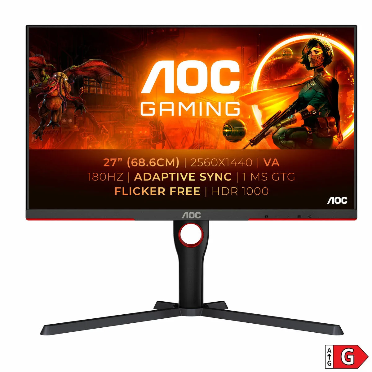 Monitor gaming aoc q27g3xmn bk 27 2k s5525940143. La boutique en ligne Diaytar, un terrain de jeu infini pour tous ceux qui aiment découvrir des produits utiles et beaux