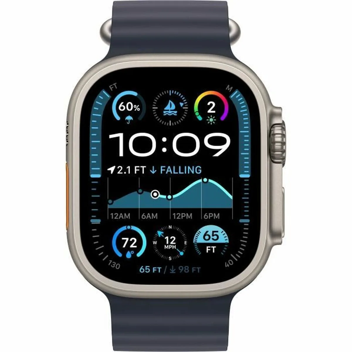 Montre intelligente apple watch ultra 2 titane blue marine 49 mm s7100951064. La recette Diaytar : un tiers de design, un tiers d'innovation, un tiers de fonctionnalité. Le tout saupoudré de tendance.