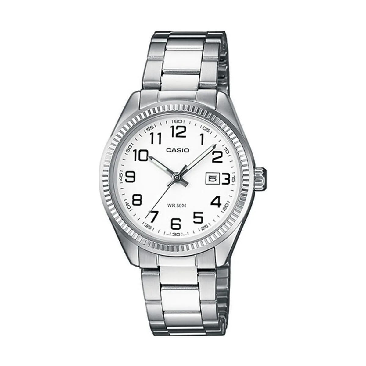 Montre unisexe casio collection blanc argente o 30 mm s723310070. Créez votre look signature avec les pièces mode sélectionnées par Diaytar.
